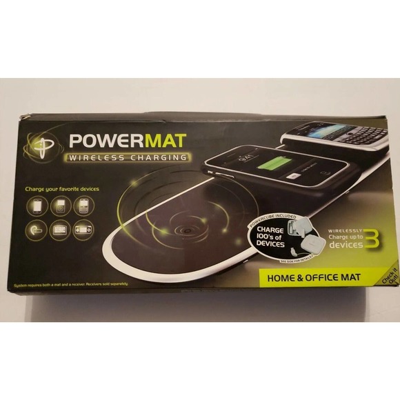 Powermat PMM-HO100 Universal Wireless Charging Mat with adapters - Picture 1 of 2